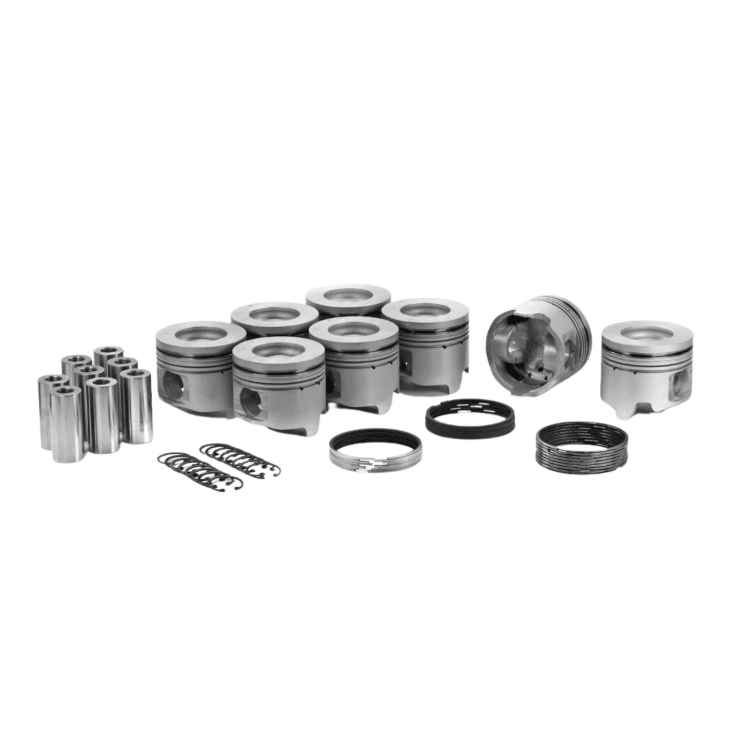 2001-2005 Duramax 6.6L LB7/LLY Dualoy Reduced Compression Height Piston & Ring Kit (7218DKT) -<span style="background-color:rgb(246,247,248);color:rgb(28,30,33);"> Dualoy Pistons </span>